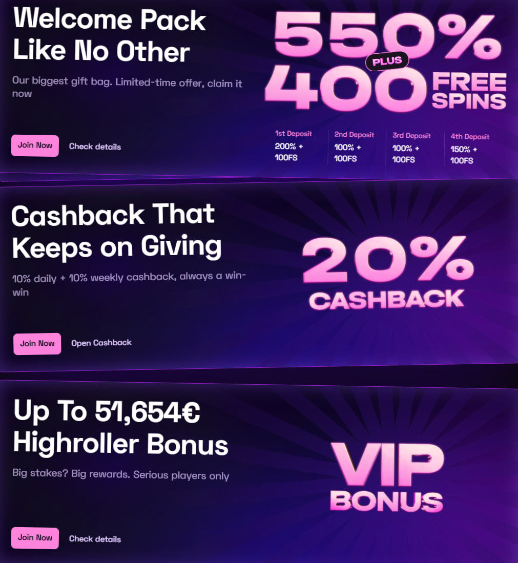 lussurio casino bonuses