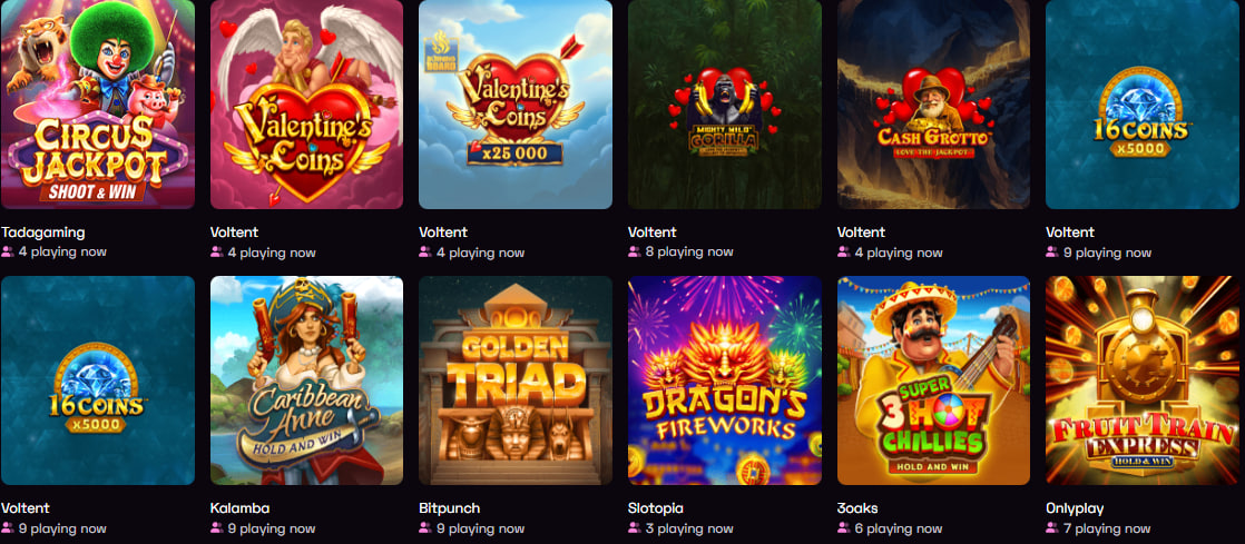 lussurio casino jackpot games